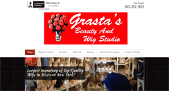 Desktop Screenshot of grastasbeautyandwigstudio.com