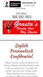 Mobile Screenshot of grastasbeautyandwigstudio.com